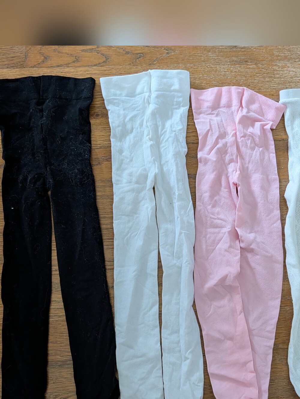 Set Of 4 Cat & Jack Tights For Girls 2T